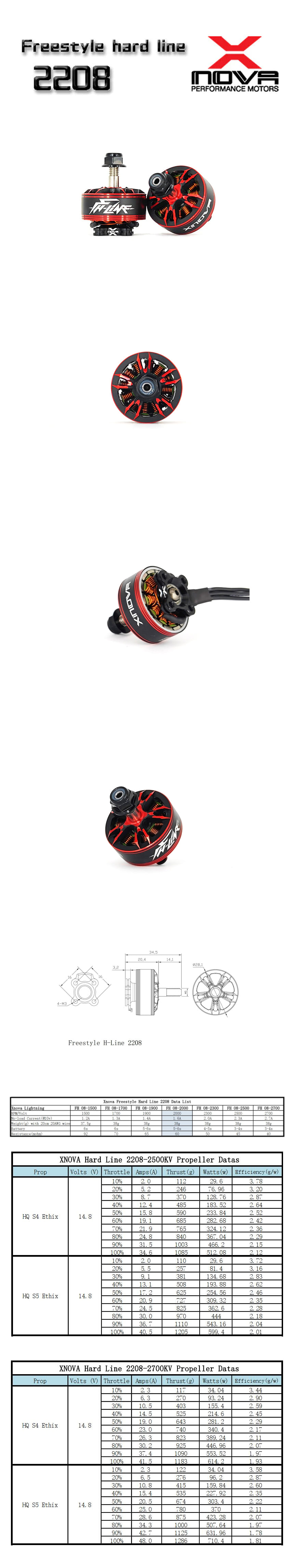 �˾���ũ  [X-NOVA] 2208 2700KV Freestyle Hard Line (1pcs) [��ǰ��ũ����] 1