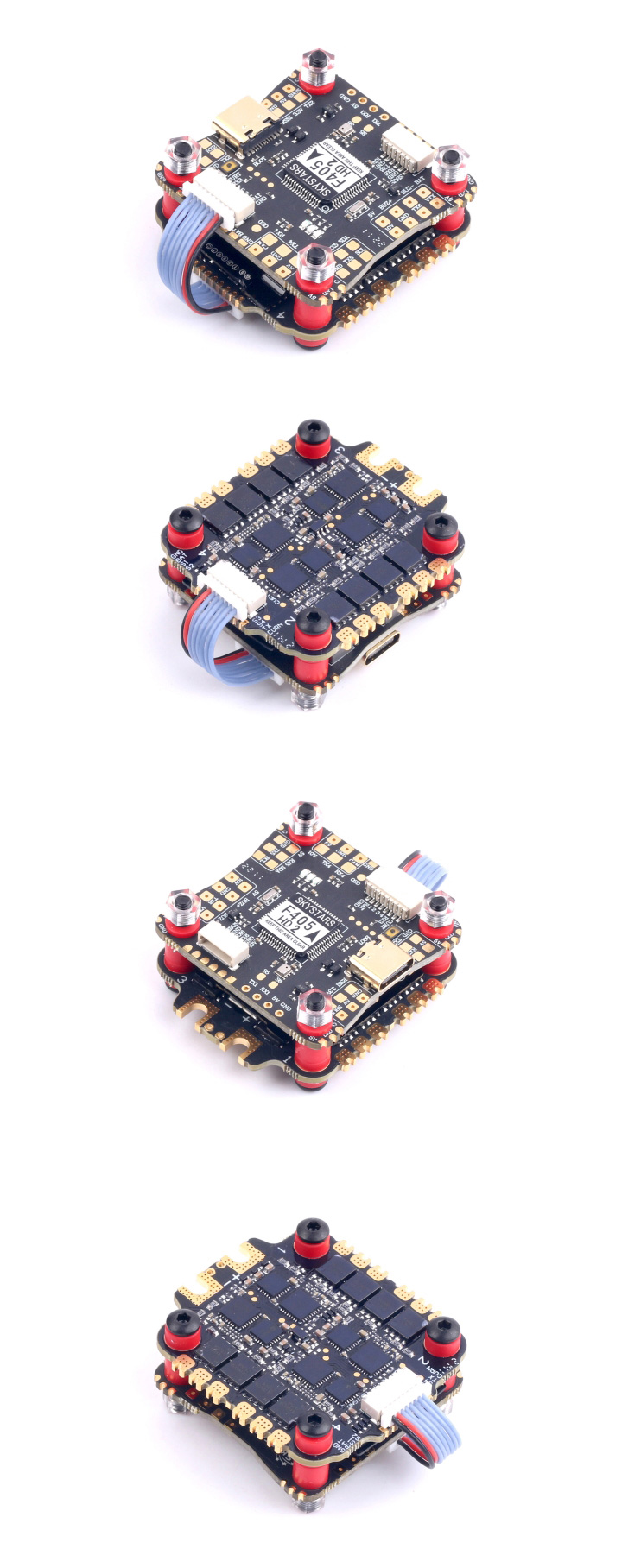 �˾���ũ TL1613-SS [TR] Skystars F4 FC 55A 4in1 ESC Stack 3-6S BMI270 Betaflight OSD Dshot600 1