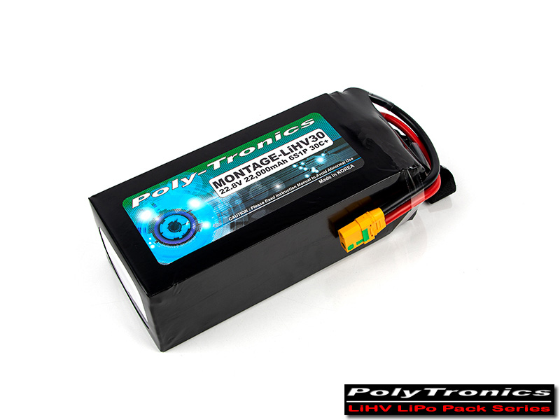 ¾Ë¾¾¹ðÅ© PT-B22K-MTG30HV-6S-XT90 PT-B22000-MTG30HV (22.8V, 6S1P, 30C+/LiHV) ÇÏÀ̺¼Å×ÀÌÁö ¸®Æ¬Æú¸®¸Ó ¹èÅ͸® 2