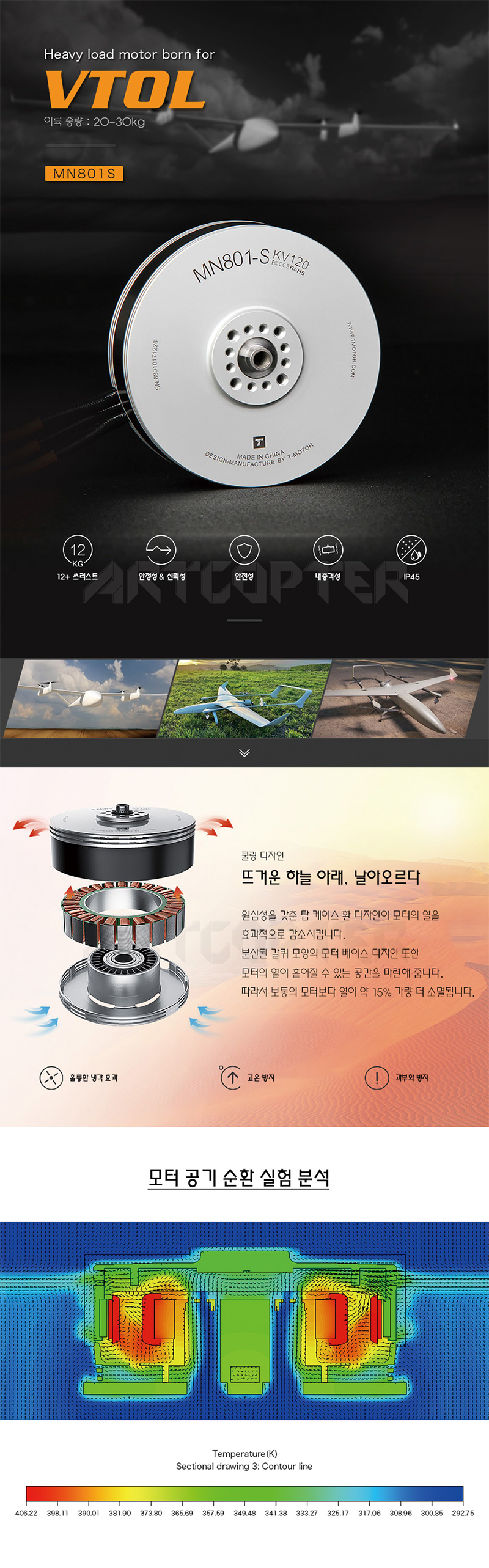 �˾���ũ  [T-MOTOR] Ƽ���� MN801S 120KV �귯������ ���� 1