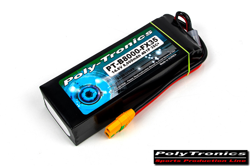 �˾���ũ PT-B8000-FX35_4 PT-B8000-FX35 (14.8V, 4S1P, 35C /JST-XT/XT90S) ��Ƭ������ ���͸� - XT90 ��Ƽ����ũ 2