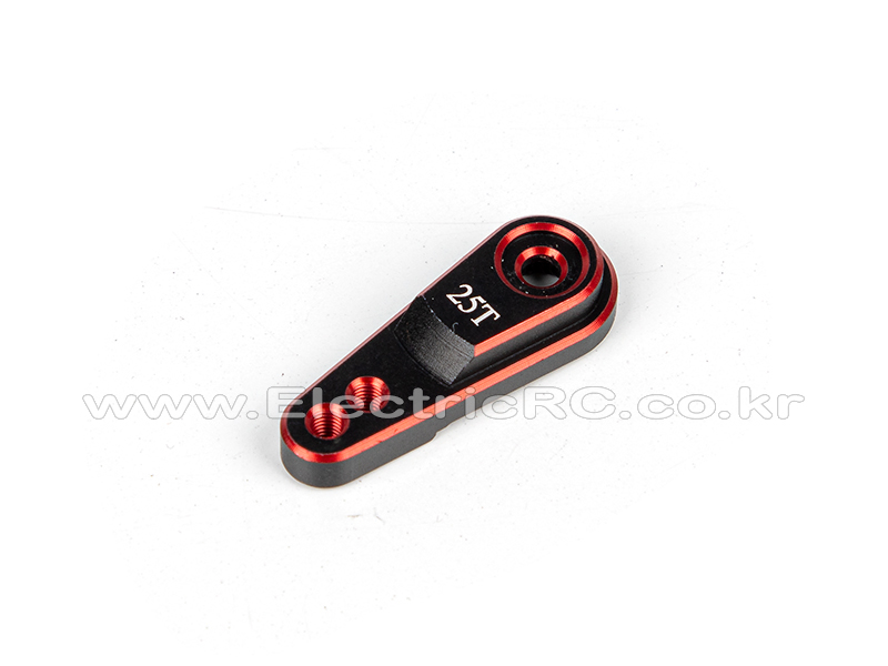 �˾���ũ SRCS-018 [TR] 25T Metal RC Car Servo Horn Set (Hole/RED-Black) 1