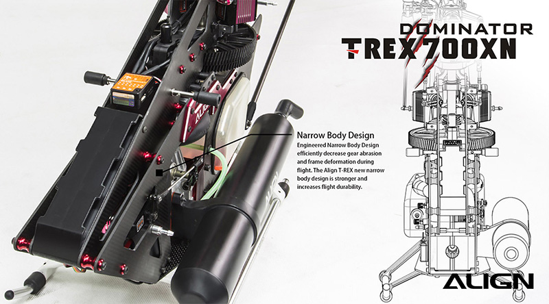 �˾���ũ RH70N11XW [ALIGN] T-Rex700XN Nitro Combo 6