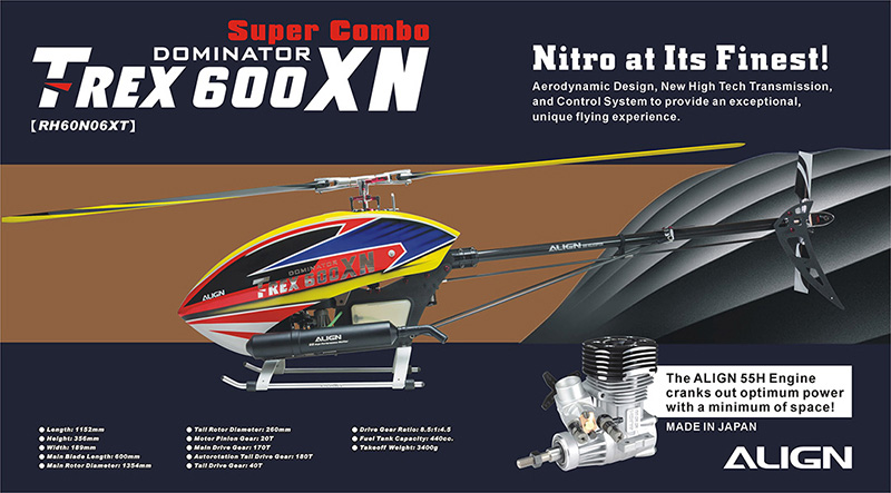 �˾���ũ RH60N06XW [ALIGN] T-REX600XN Super Combo 1