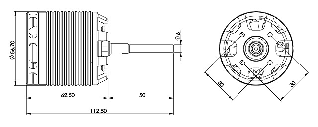 �˾���ũ HML95M01 [ALIGN] 950MX Brushless Motor(440KV/4540) - for E1/AG 3