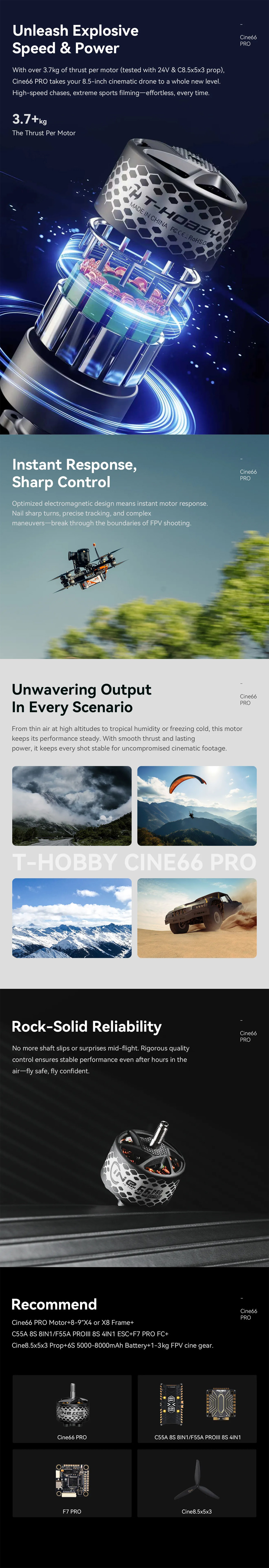�˾���ũ  T-HOBBY Cine66 PRO 1100KV �귯������ ���� 1