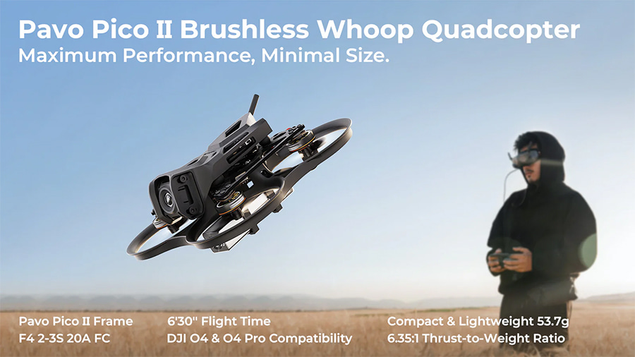 �˾���ũ  BETAFPV Pavo Pico II ���������� (ELRS, DJI O4)