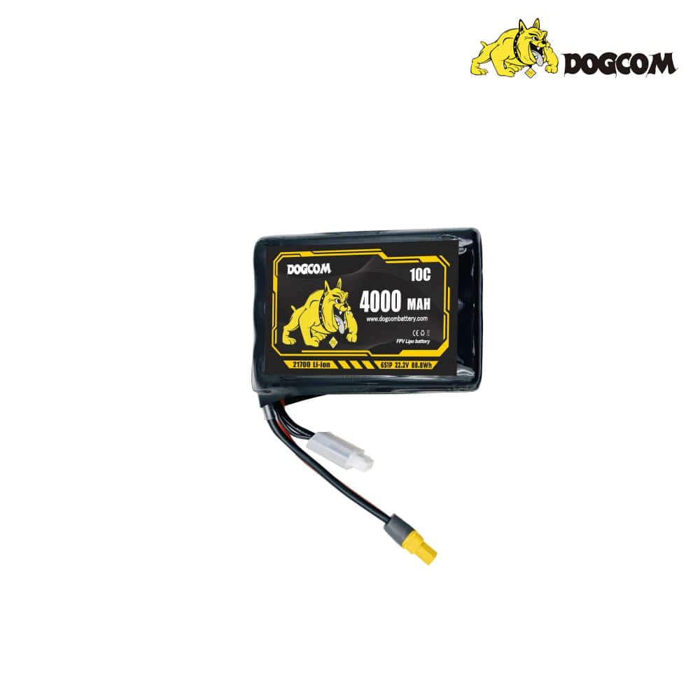 �˾���ũ  DOGCOM 21700 6�� 22.2V 4000mAh 10C ��Ƭ�̿� ���͸� - XT60 1