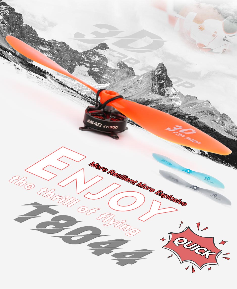 ¾Ë¾¾¹ðÅ© T-Motor F3P T8044 3D ÇÁ·ÎÆç·¯ 1°³ - »ö»ó ·£´ý 1