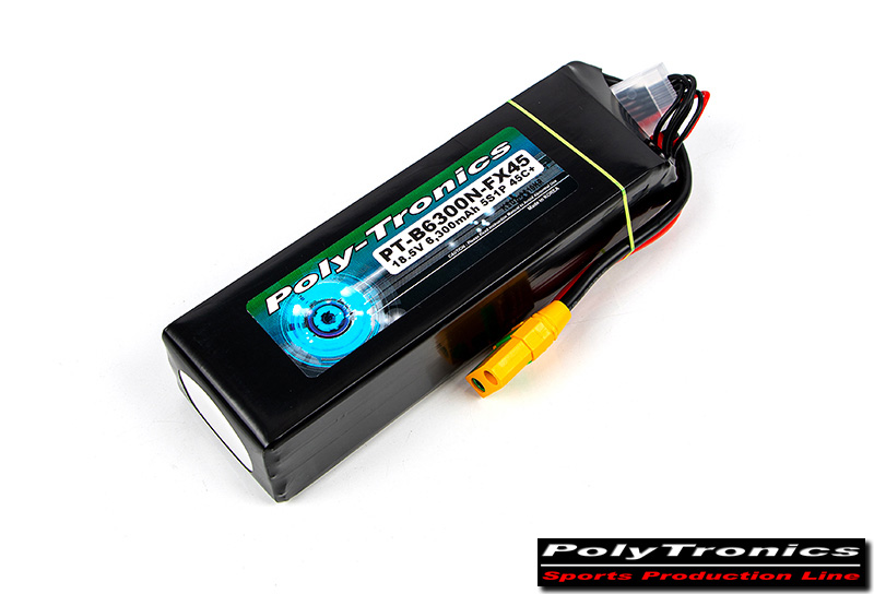 �˾���ũ PT-B6300_FX45_5 PT-B6300-FX45 (18.5V, 5S1P, 45C /JST-XT) ��Ƭ������ ���͸� - XT90 ��Ƽ����ũ 2