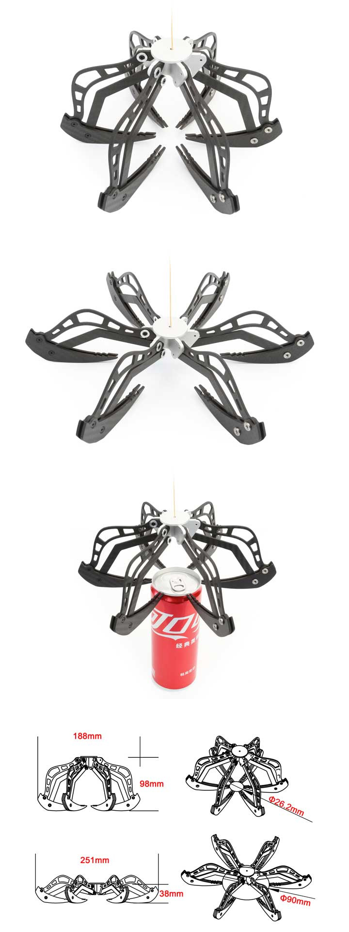 �˾���ũ TL1901 [TR] ������ Claw/Drone Mantis (6 Claws) 1