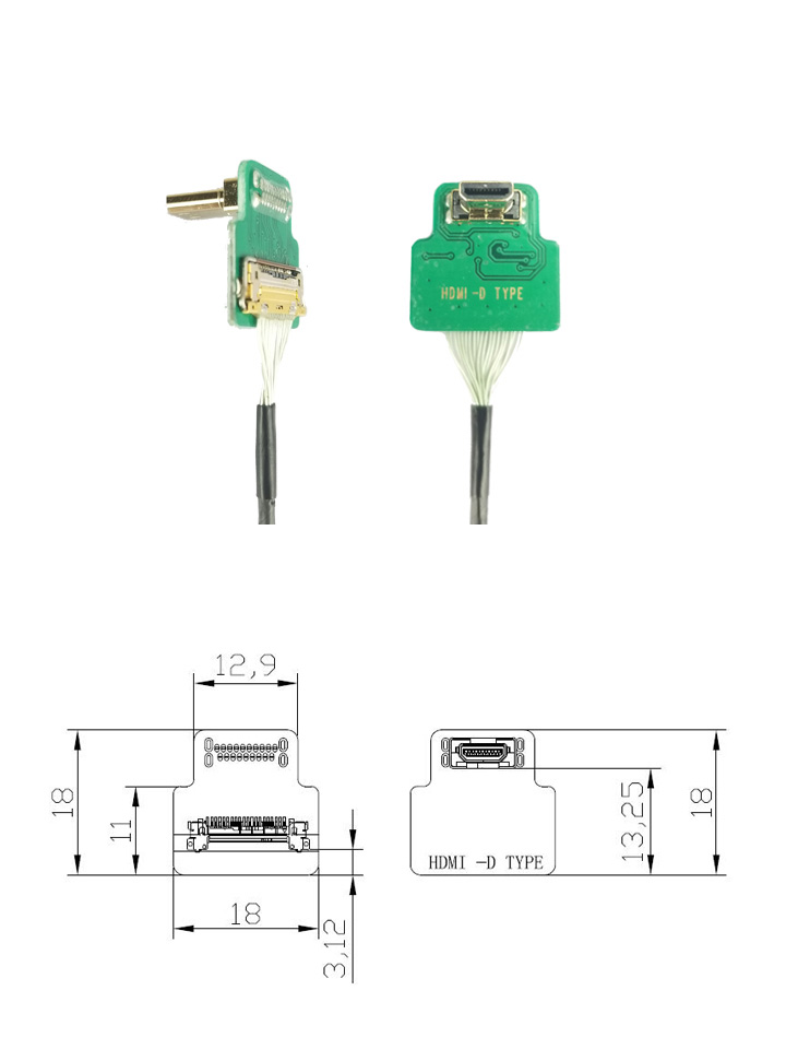 �˾���ũ TL10A11-02 [TR] HDMI ��ȭ�� ���� ���̺� (DIY / ���� / 500mm) 6