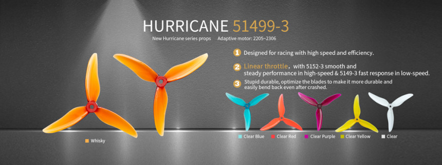 ¾Ë¾¾¹ðÅ© GEMFAN Hurricane 51499 ÇÁ·ÎÆç·¯(1´ëºÐ) - »ö»ó·£´ý 1