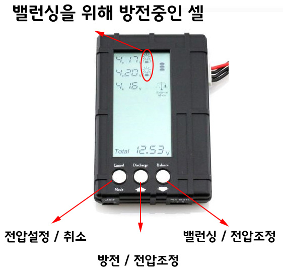 �˾���ũ PT-Balancer-B [���͸����� �ʼ� ������] 3in1 ���͸� üĿ�� - 2~6S ��Ƭ������ ���͸� ���뷱��, ����üũ, ���� ��� 3