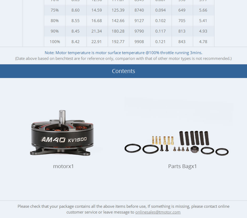 ¾Ë¾¾¹ðÅ© T-motor AM40-3D 1500KV ¸ðÅÍ 14