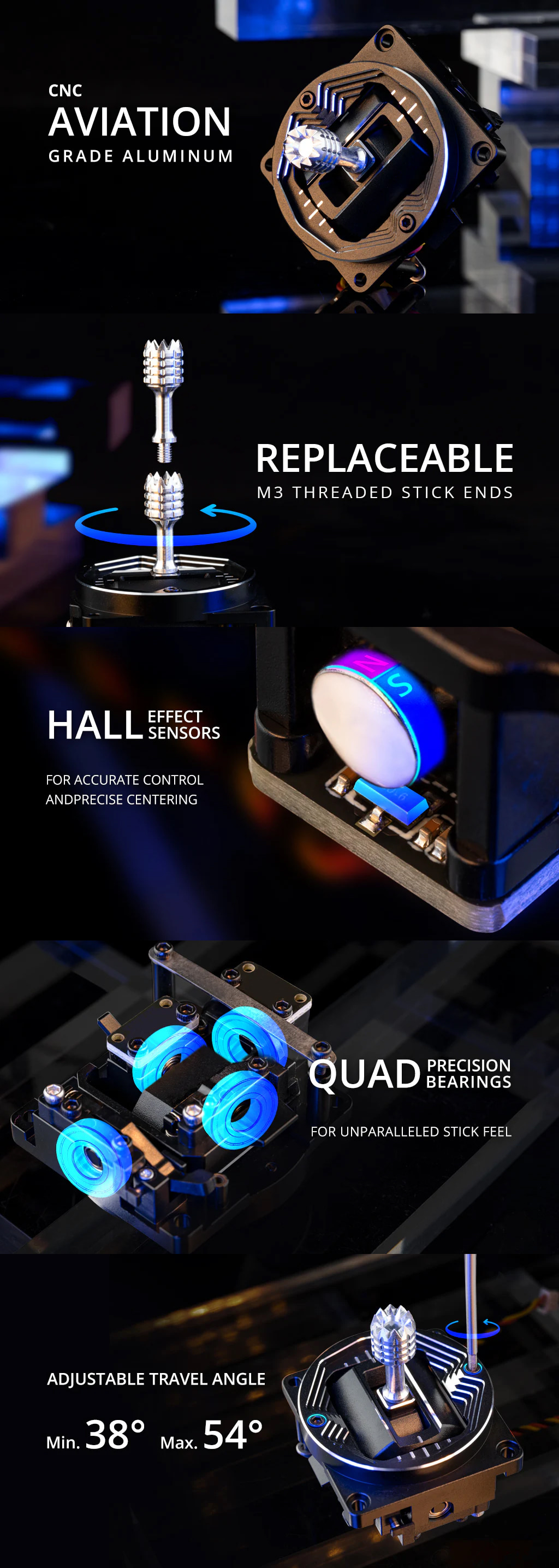 �˾���ũ  ���������� Pocket�� AG01 NANO CNC Hall Gimbal set(��, �� ��Ʈ) 2