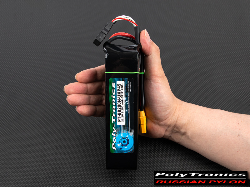 �˾���ũ PT-B8200-UPK45-6S-RP PT-B8200-UKP45 (22.2V, 6S1P, 45C+/XT90S/D.C.) Russian Pylon ��Ƭ ������ ���͸� - XT90 ��Ƽ����ũ 3