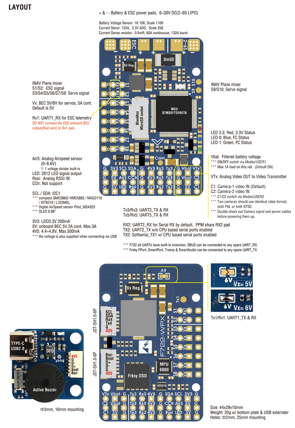 �˾���ũ  ���� F722-WPX �ö���Ʈ ��Ʈ�ѷ� 4
