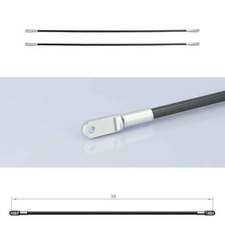 �˾���ũ TL3X008 [TR] T-Rex450/470 Metal Tail Boom Brace 1