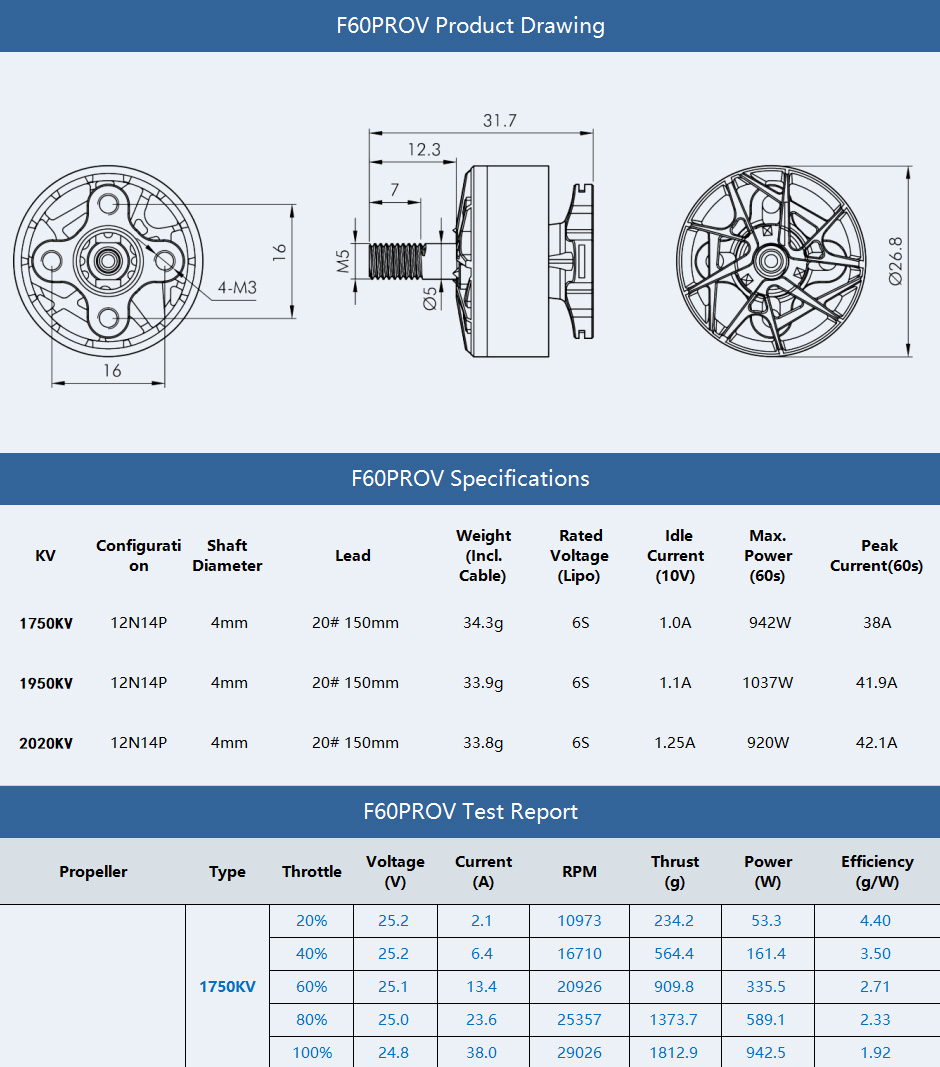 �˾���ũ  [T-MOTOR] F60pro V5 1750KV �귯������ ���� 7