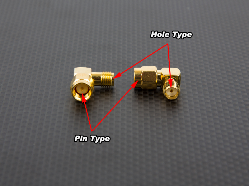 �˾���ũ ST66211/TL90SMA [TR] 90�� SMA Plug Male to SMA Jack Adaptor for 5.8Ghz FPV Antenna 1