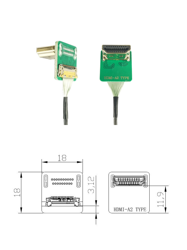 �˾���ũ TL10A11-08 [TR] HDMI ���̺� ����� ������ (HDMI-U / 90��) 2