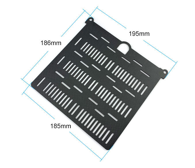 �˾���ũ SHR-ZX6-10-BT [SHR] Sliding Type Carbon Battery Tray for X4-10S/X6-10S EDU (Universal Type) 1