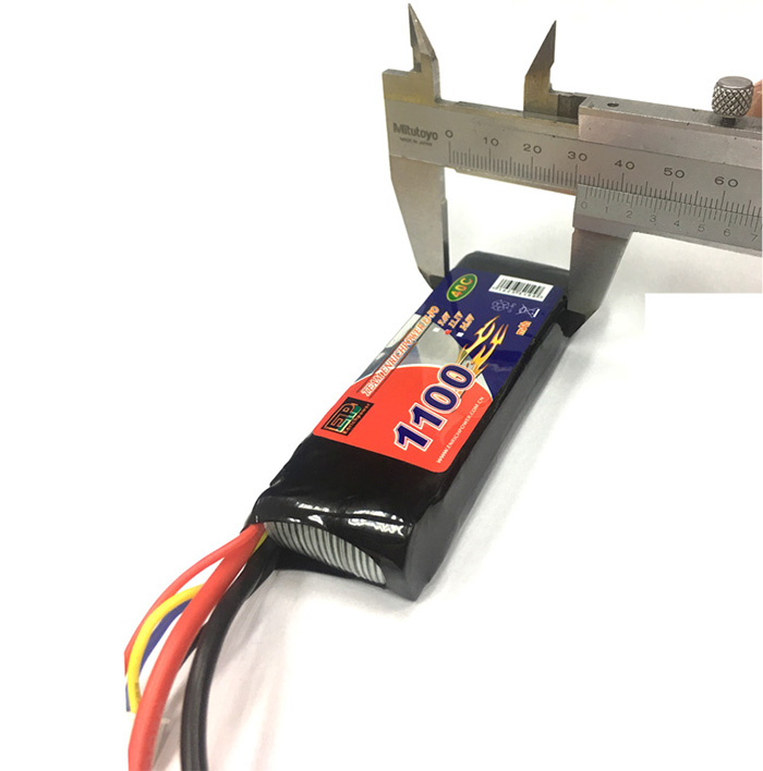 �˾���ũ 1100-3S-40C [EP POWER] 11.1V 1100mAh 40C ��Ƭ������ ���͸� - EC3�� 3