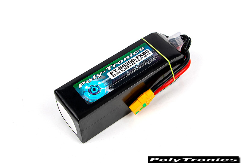 �˾���ũ PT-B6200_FX80_6 PT-B6200-FX80 (22.2V, 6S1P, 80C /JST-XT/XT90-S) ��Ƭ������ ���͸� - XT90 ��Ƽ����ũ 2