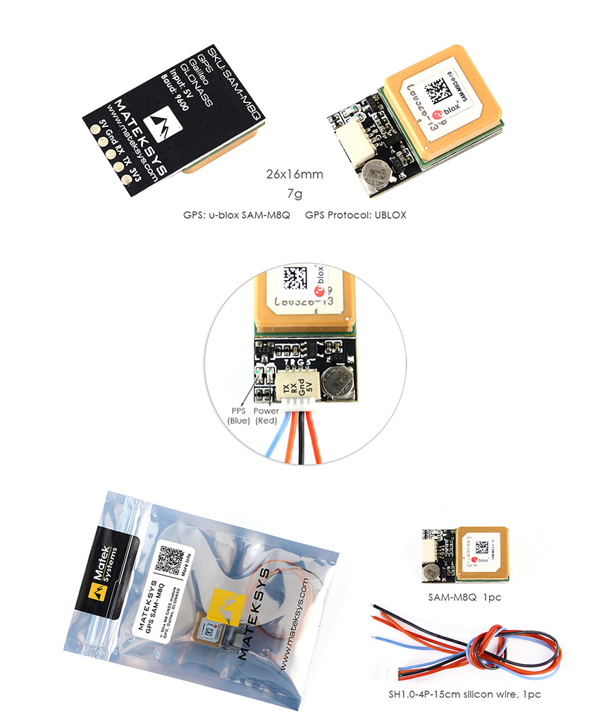 �˾���ũ  [Matek] ���� GPS MODULE SAM-M8Q 1