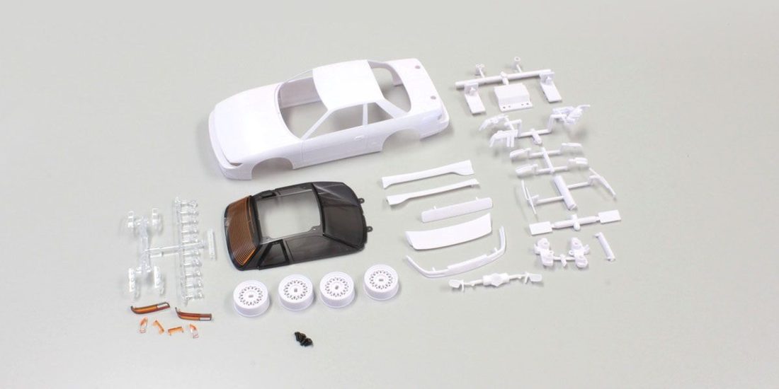 �˾���ũ KYMZN178 [KYOSHO] NISSAN SILVIA S13 White body set(w/Wheel 1