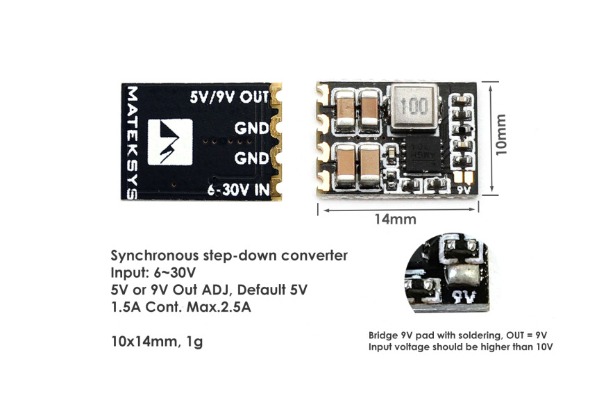 ¾Ë¾¾¹ðÅ© ¸¶ÅØ 5V/9V BEC (6¼¿°¡´É, 3pcs) 1