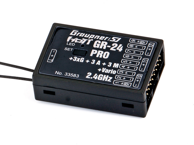 �˾���ũ SJ-33583 [Graupner/SJ] GR-24 PRO 3XG+3A+3M+VARIO (12ch/�����, ���� ���̷� ���� ���ű�) 1