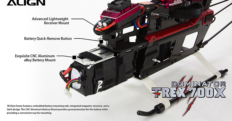 �˾���ũ RH70E25XW [ALIGN] T-Rex700X Dominator Kit 9