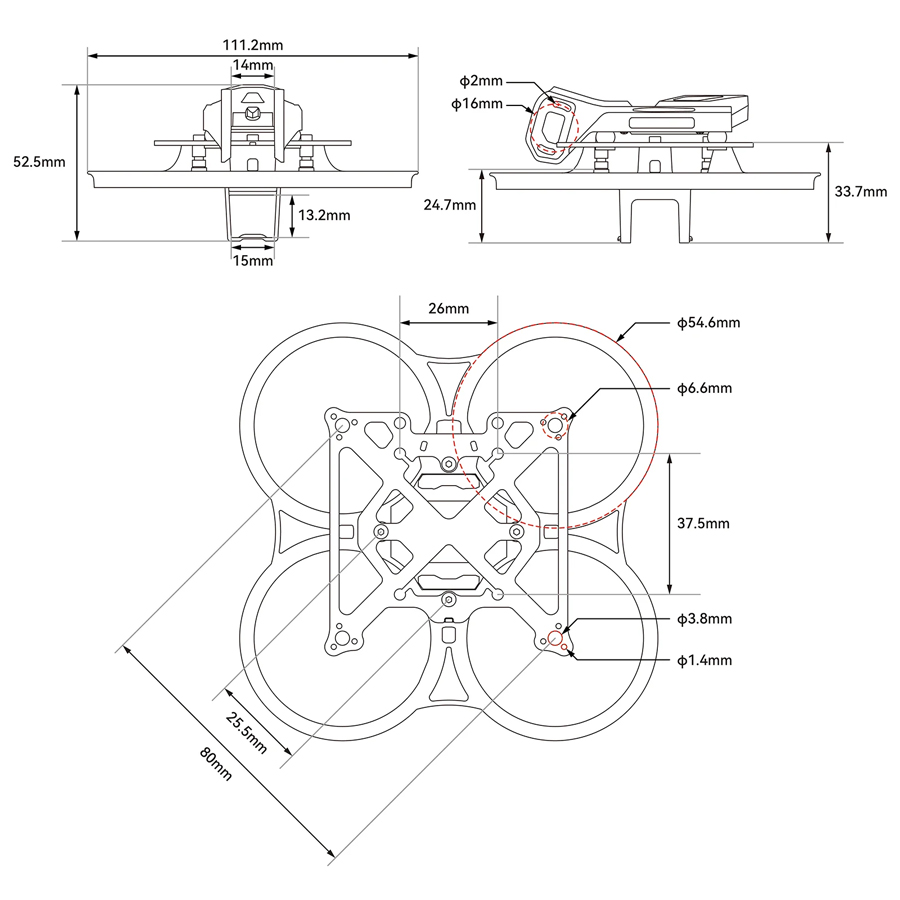 �˾���ũ  ��Ʈ ����(BETAFPV Pavo Pico II, DJI O4 Air Unit)