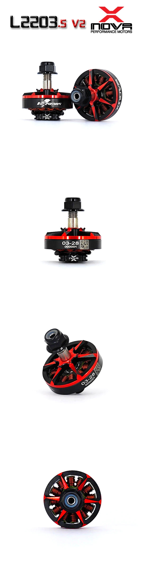 �˾���ũ  [X-NOVA] 2203.5 2800kv V2 Lightning FPV (���� 4�� �޺���Ʈ) 1