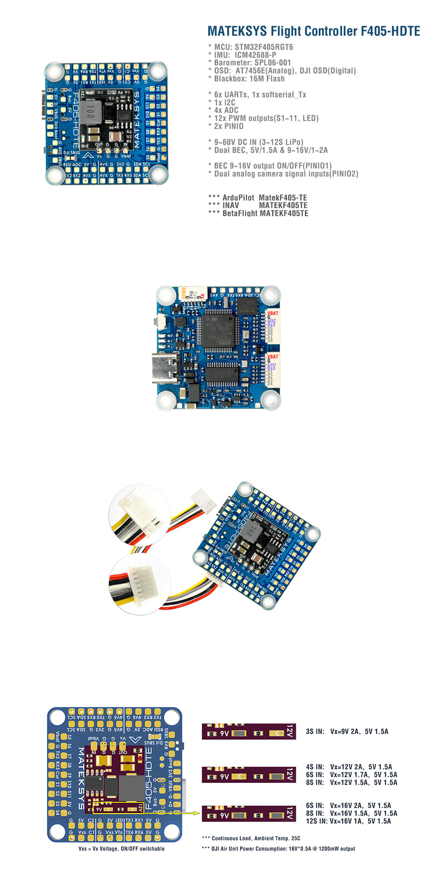 �˾���ũ  [Matek] ���� F405-HDTE �ö���Ʈ ��Ʈ�ѷ� 2