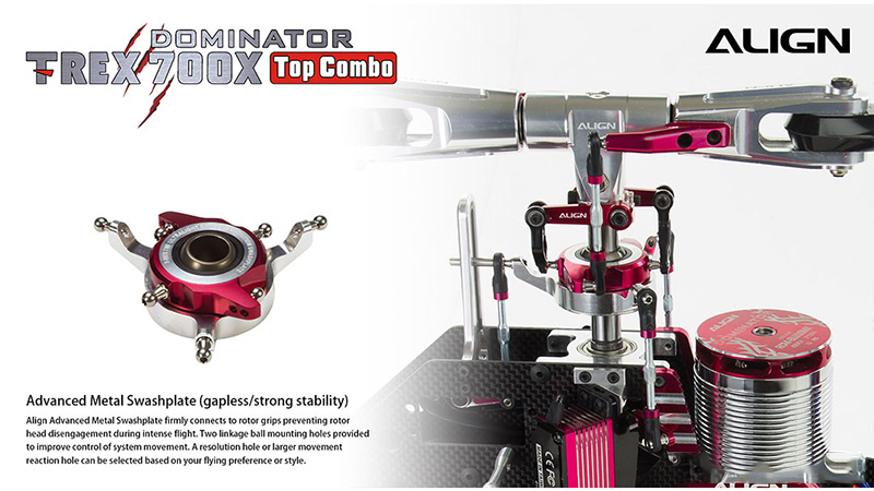 �˾���ũ RH70E35XW [ALIGN] T-Rex700X Dominator TOP Combo 8