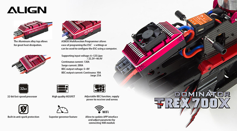 �˾���ũ RH70E23XW [ALIGN] T-Rex700X Dominator Super Combo 10