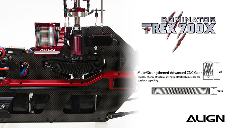 �˾���ũ RH70E23XW [ALIGN] T-Rex700X Dominator Super Combo 14