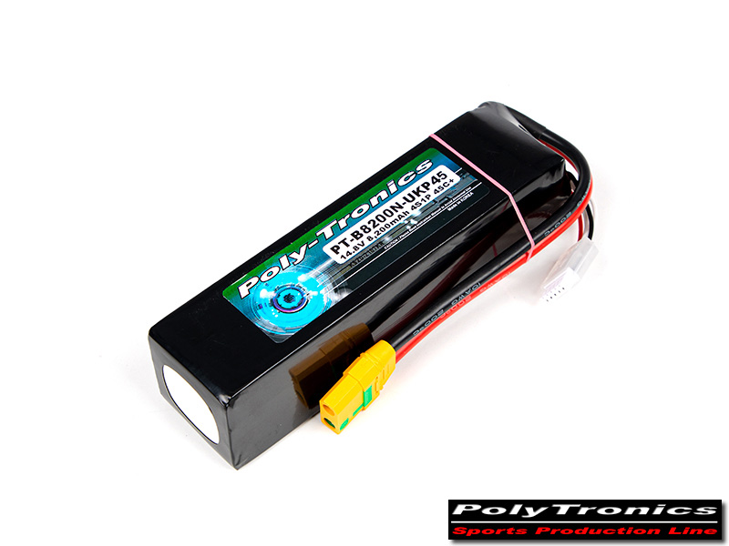 �˾���ũ PT-B8200-UPK45-4 PT-B8200-UKP45 (14.8V, 4S1P, 45C+/XT90S) ��Ƭ������ ���͸� - XT90 ��Ƽ����ũ 2