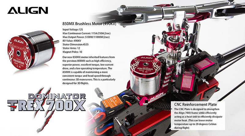 �˾���ũ RH70E23XW [ALIGN] T-Rex700X Dominator Super Combo 9