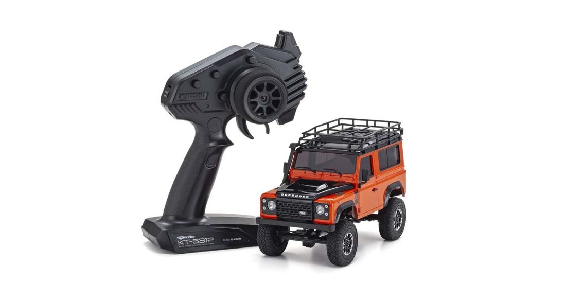 �˾���ũ KY32531MO [KYOSHO] MX-01 r/s Land Rover Defender 90 Orange 2