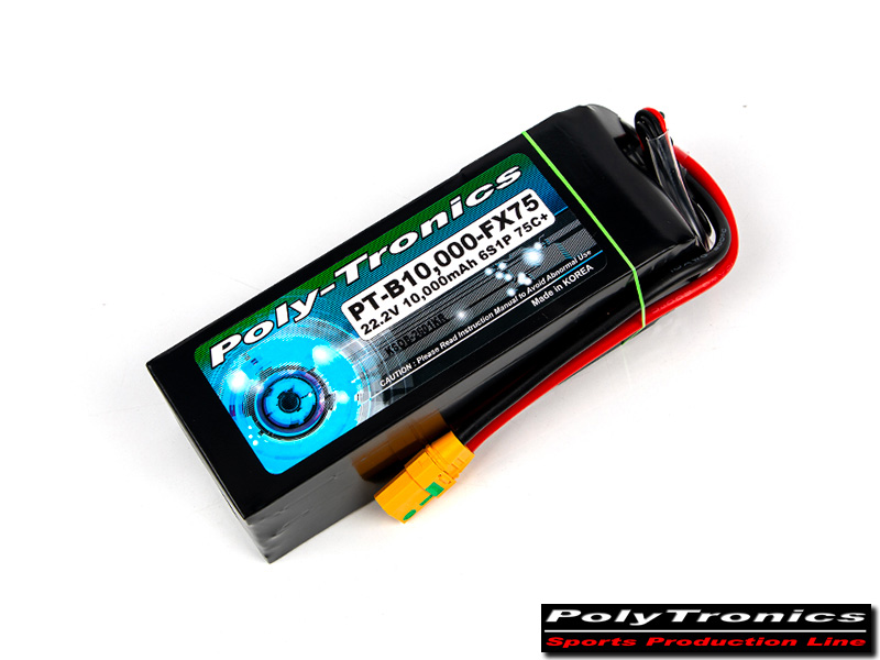 �˾���ũ PT-B10000-FX75-6S PT-B10000-FX75 (22.2V, 6S1P, 75C+/JST-XT/XT90-S) ��Ƭ������ ���͸� - XT90 ��Ƽ����ũ 2