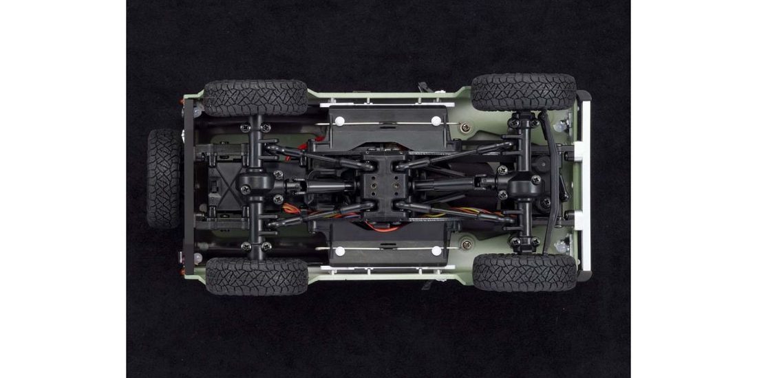 �˾���ũ KY32527GR [KYOSHO] MX-01 r/s Land Rover Defender 90 Green 12