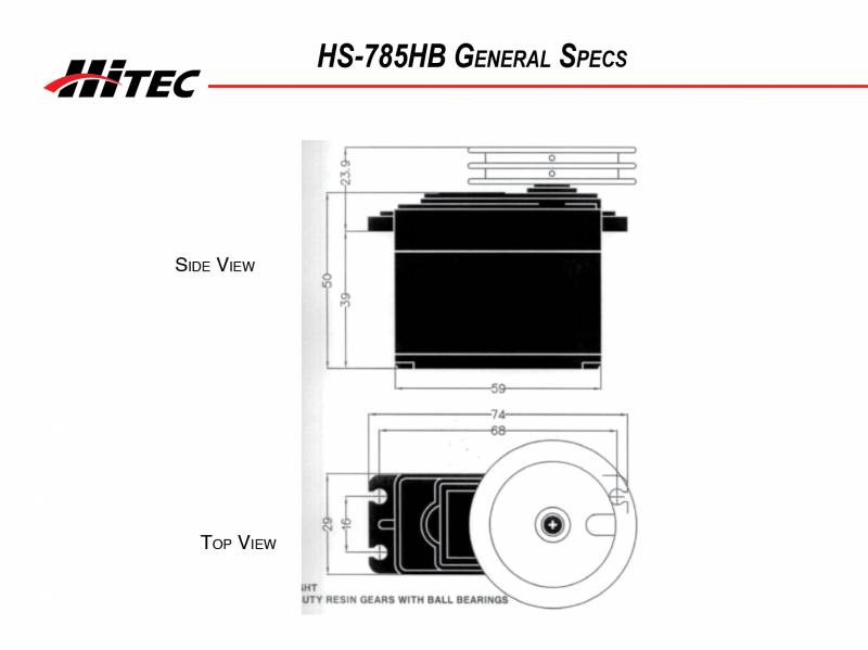 �˾���ũ 33785S [Hitec] ������ HS-785HB WINCH�� ���� 1