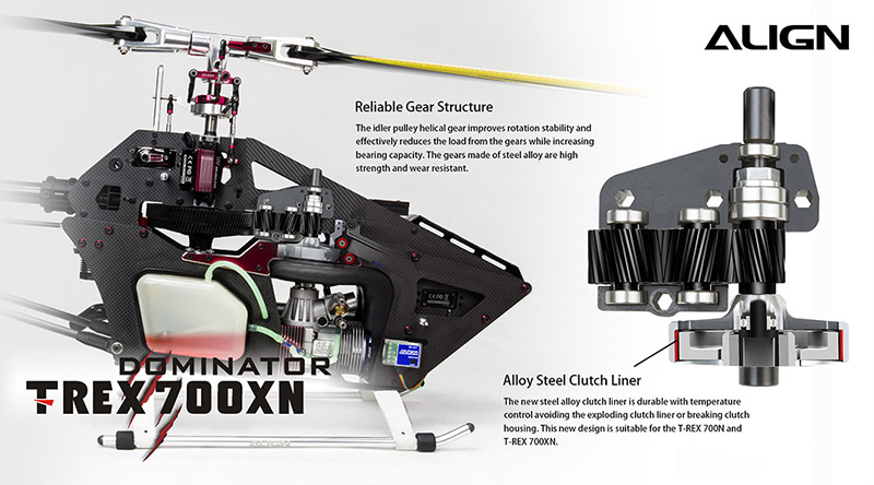 �˾���ũ RH70N11XW [ALIGN] T-Rex700XN Nitro Combo 11