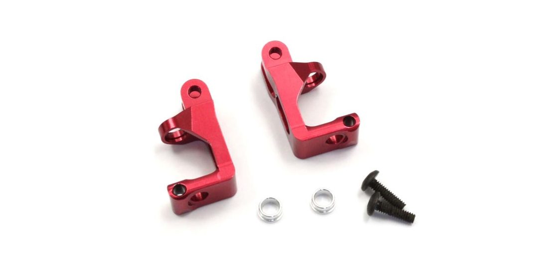 �˾���ũ KYMBW018RB [KYOSHO] Aluminum Front Hub Carrier (Red) 1