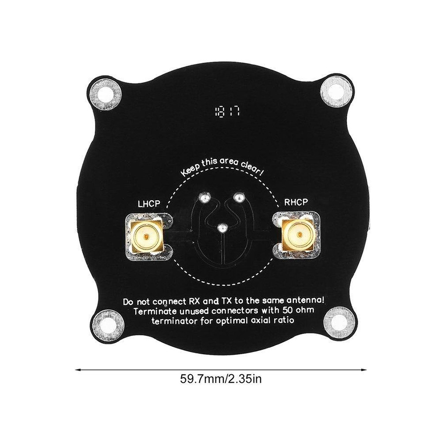 �˾���ũ SRAN-026 [TR] Ʈ���� �ǵ� ��ġ-1 5.8GHz 9.4dBi ���⼺ ������ FPV ���׳� 3