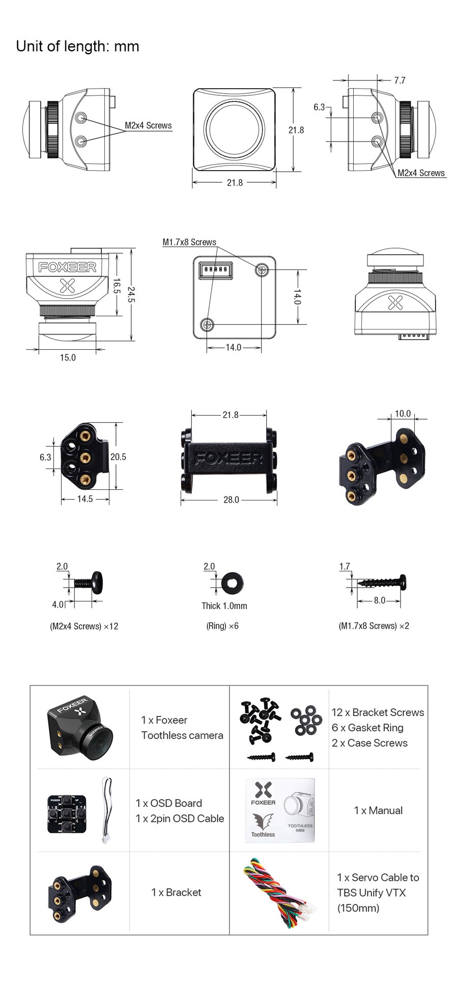 �˾���ũ  ���þ� Toothless 2 �̴� ī�޶� (����, 1.7mm) 2